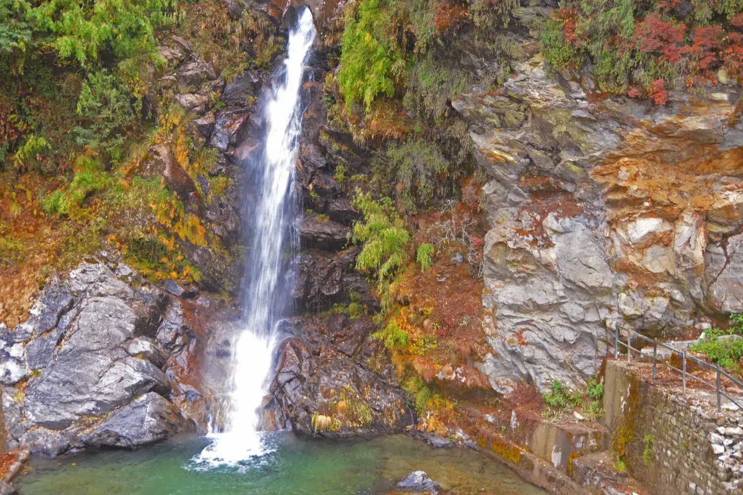 Gangtok Tourist Place- Kyongnosla Waterfall 