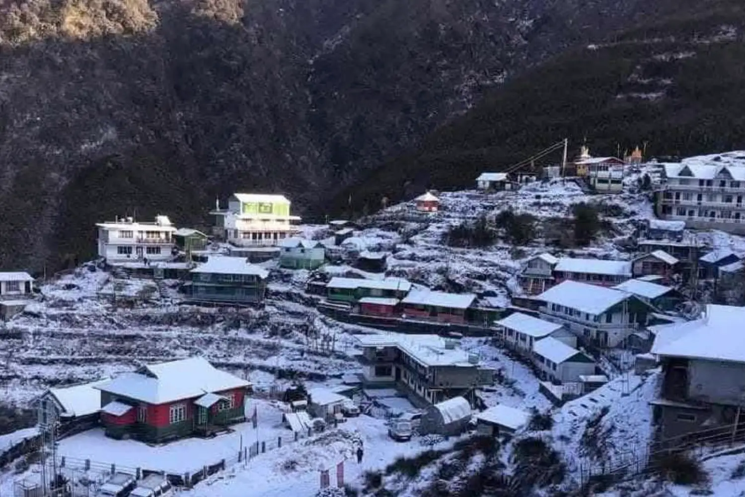 Sikkim Tourism News- Snowfall in Sikkim